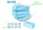 3 Ply Surgical Face Mask To Prevent Dust Anti Pollution Mask For Bikers