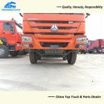 8x4 SINOTRUK HOWO 50 Tons Heavy Duty Dump Truck With Right Hand Drive Cabin