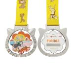 Finishing Pet Sports Charity Personalised Running Medal Rotatable Medal
