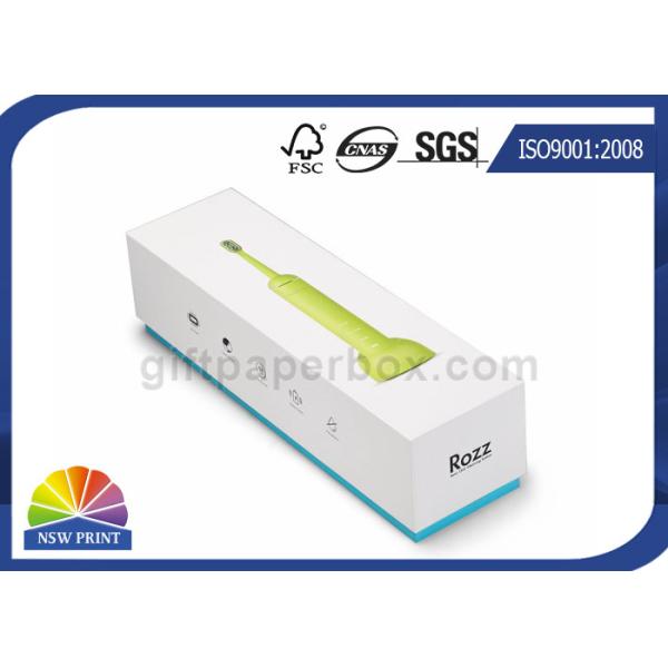 China Electric Toothbrush Rigid Paper Gift Boxes Customized With EVA Foam Insert factory