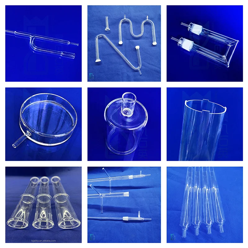 Factory Custom High Temperature Welded Flange Quartz Pipe