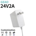24V 2A AC Power Adapter for Original Live Fill Light Set Top Light Purifier