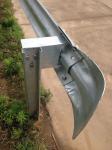 Roadway Safety Galvanized Steel Fishtail Terminal End for Outdoor Protection