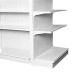 Customized Retail Shelf Display Cold Rolled Steel Supermarket Shelving For Your