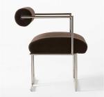 Elegant Stainless Steel Dining Chair Book Chair Creative Backrest Leisure