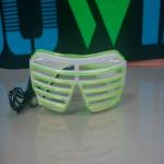 beautiful shutter glasses/el glasses/glow glasses