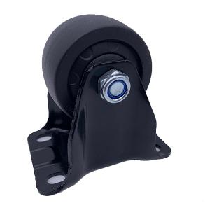China 75mm Rigid Plate Nylon Low Gravity Center Caster Wheels factory
