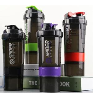 China Free BPA 600ml Plastic Protein Shaker Bottle Fitness Workout Tools factory