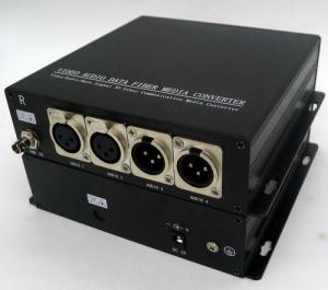 China 2 Channles broadcast BIDI Balance Audio（3-pin XLR）To Fiber Optic Converter factory