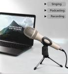 Cardioid Pattern Studio Condenser Microphone 3mA Wired Condenser Mic