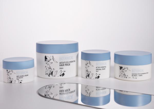 Luxury Refillable Cylinder Double Wall Plastic PP Cosmetic Jars,Skincare