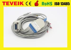 China Fukuda ME EKG Cable for KP-500 Banana 4.0 IEC 20K resistor DB 15 PIN factory