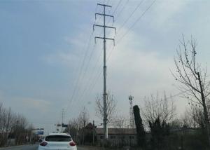 China High Tension 10KV Electricity Pylons Steel Pole Structure For Transmission Line factory
