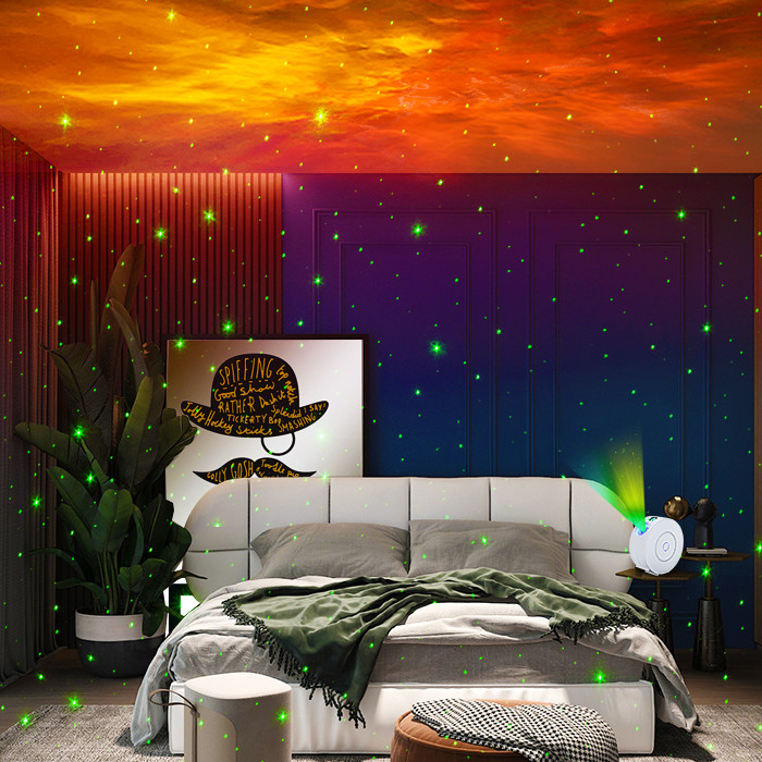 170x160x70mm Alexa Galaxy Projector Flexible Timing Voice Control