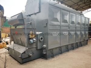 China Hot Biomass Briquette Fuel Boiler Industrial Biomass Chain Grate Steam Boiler factory