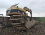 Used 20 Ton Amphibious Excavator, Caterpillar 320c Pontoon Floating Excavator on