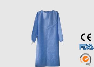 China Foldable Disposable Protective Wear , Comfortable Disposable Medical Gowns factory