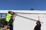 Reliable Industrial Storage Tent With UV Resistant Covers And Easy Assembly