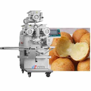 PLC 2KW Industrial Meatball Maker Automatic Encrusting Machine High Accurate
