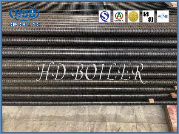 Carbon Heat Exchanger Tubes Compact Structure , Steam Boiler Finned Pipe Heat