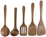 Heat Resistant Kitchen Utensils Cooking Wooden Wooden Spatula Non Scratch Rice