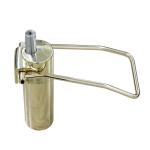 Gold 5kg Cast Iron Barber Chair Base With 150mm Journey Hydraulic Pump Lift