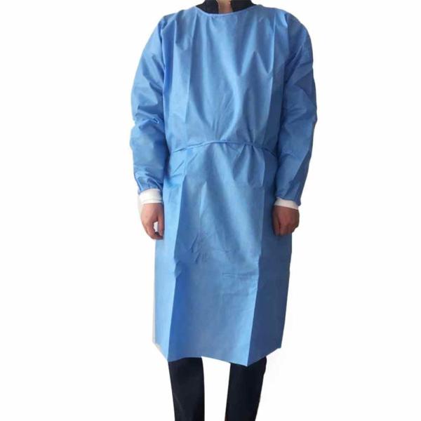 Cast Polyethylene CPE Disposable Operating Gowns , Disposable Protective Gowns