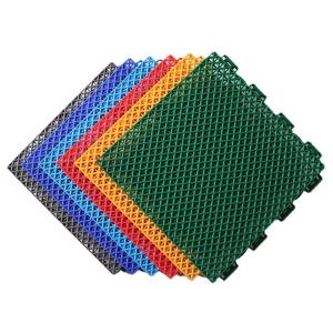 China Kindergarten Plastic Sports Floor Mat with Suspended Flooring in Customized Colors factory