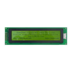 China 6 Inch COG LCD Display 350 Cd/M2 Character LCD Display 40x4 Driver IC AIP31066 factory