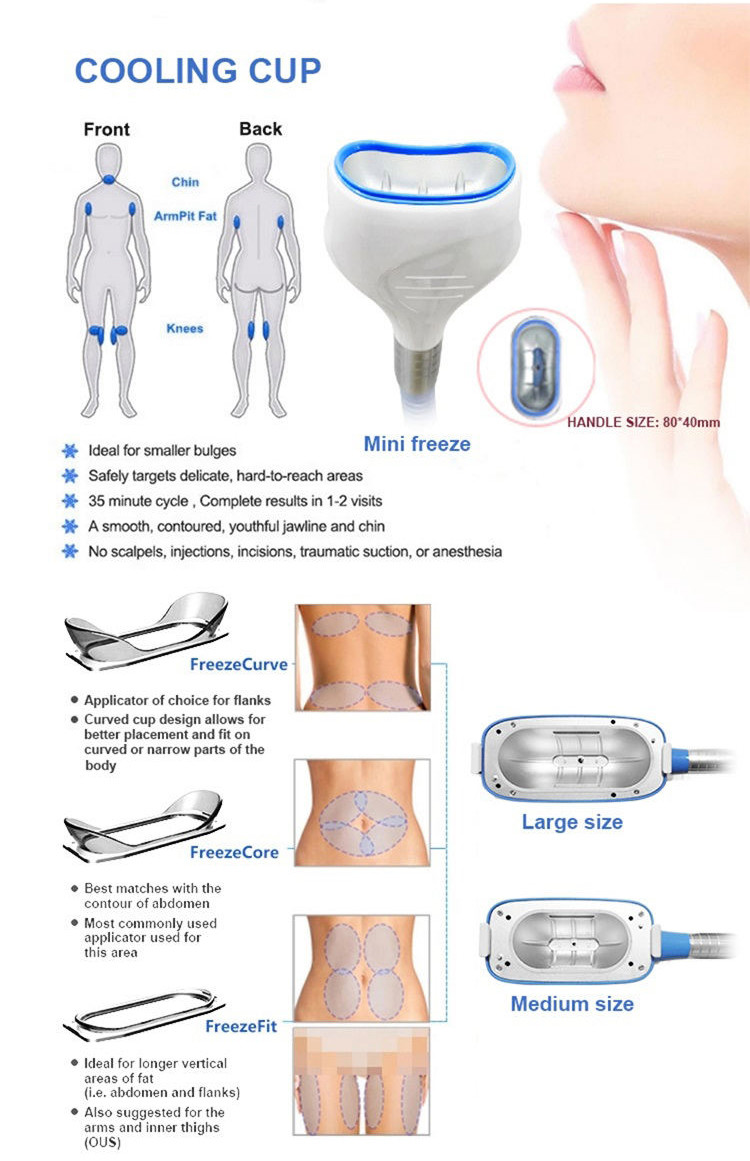 RF 360 Cryolipolysis Slimming Machine 800W Cryo Slim Shaper