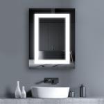 Modern Style Wall Mount Backlit Lighted LED Bathroom Vanity Mirrored Medicine
