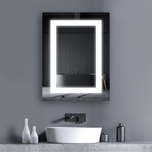 Modern Style Wall Mount Backlit Lighted LED Bathroom Vanity Mirrored Medicine