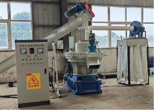 China High capacity vertical ring die biomass pellet machine sawdust processing wood pellet machine with CE factory