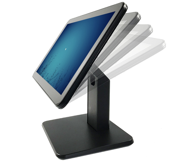 FCC Intel i3 Dual Touch Screen POS Terminal with MSATA 128GB SSD