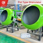 Round Pot Granulator Organic Fertilizer Granulator Machine