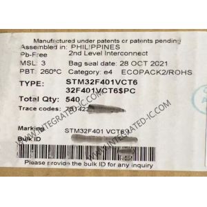 China Microcontroller MCU STM32F401VCT6 256KB FLASH Microcontroller Chip LQFP100 84MHz on sale