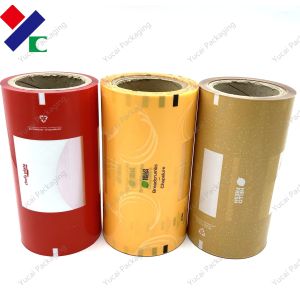 Clear Window Plastic Packaging Roll Film Food Grade Leak Proof