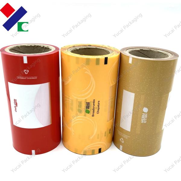 China Clear Window Plastic Packaging Roll Film Food Grade Leak Proof factory