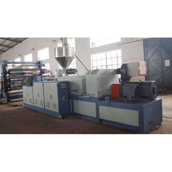 China PVC Foam Plastic Sheet Extrusion Line , PLC Control Automatic Extruder factory
