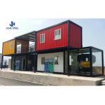 Hotel Flat Pack Container House Prefab 20ft Mobile Foldable Slide Out Steel