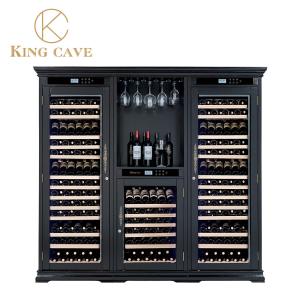 China Customizable Wood Wine Cooler Refrigerator With Competitive Prices And Standard Samples factory