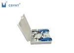 2 port fiber optic outlet plastic material for wall mounted in FTTH project