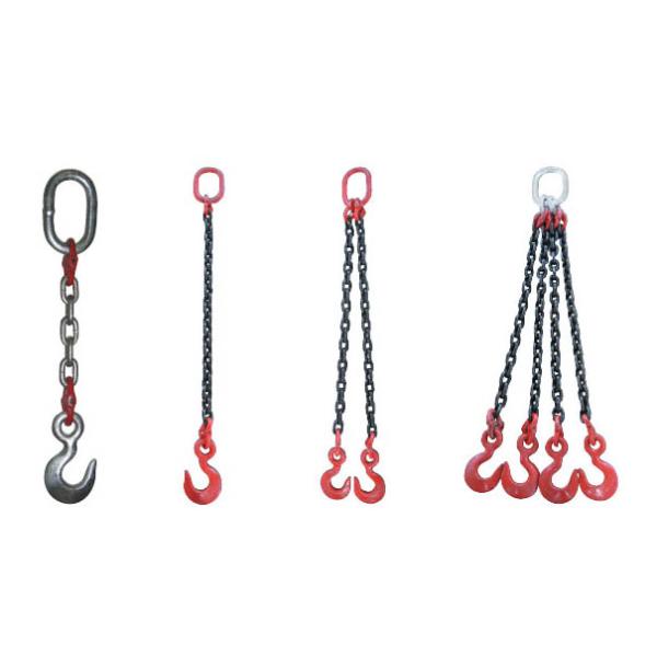 China crane chain slings with hook factory