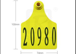China Female Male TPU Anti Bite Structure Livestock Ear Tags Laser Printing factory