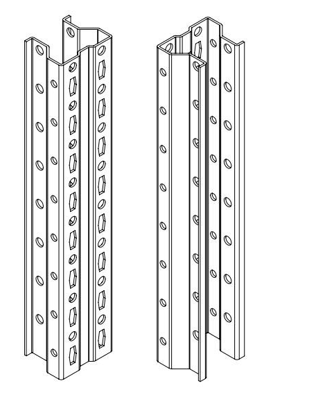 glazed tile Storage Rack Roll Forming Machine Colored Steel 7.5kw