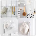 No Drilling Wall Mounted Stainless Steel Sticky Hangers Wall Hooks Adhesive