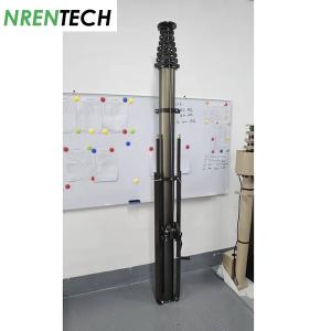 China 15m Manual Crank Up Telescopic Mast 10kg payloads-Aluminum Materials factory