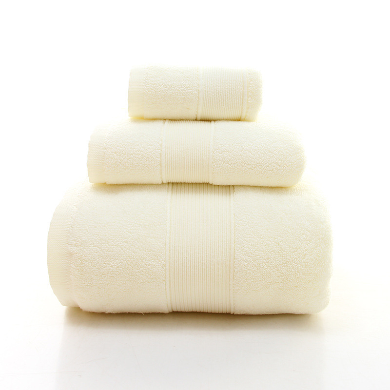 Solid Color Bath Towel Soft Eco-Friendly and Customized Hand Towel in 7 Vibrant Shades