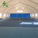 TFS Style Aluminum Frame PVC Opaque Fabric Curved Canopy Tennis Court Tent