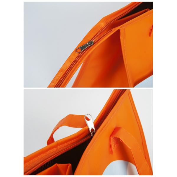 outdoor fitness thermal non woven cooler bag reusable insulated non woven lunch tote thermal food delivery bag